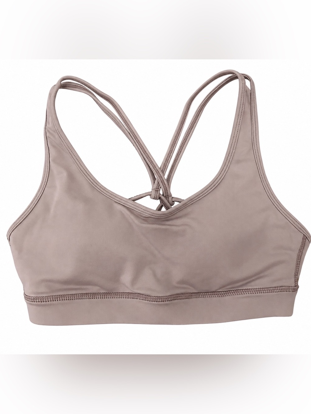 Women's Strappy Back Sports Bra - Mauve